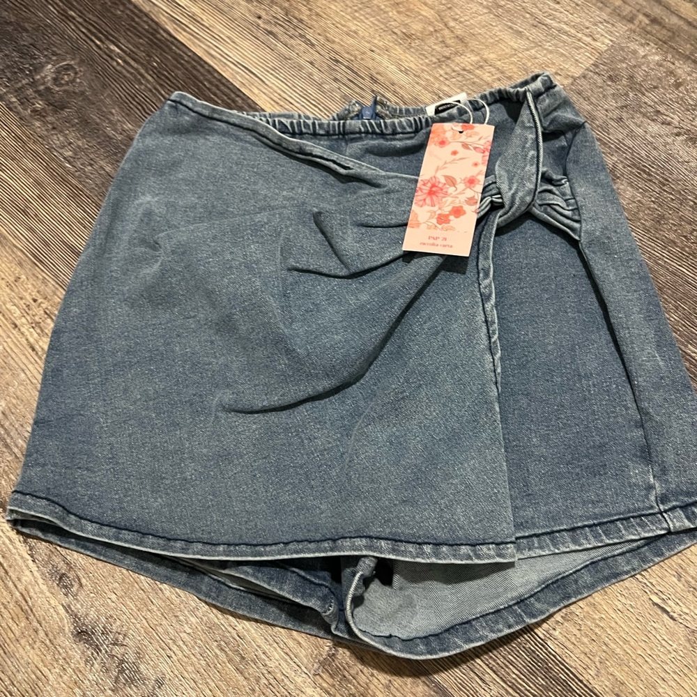 Denim Blue Women's Skort
